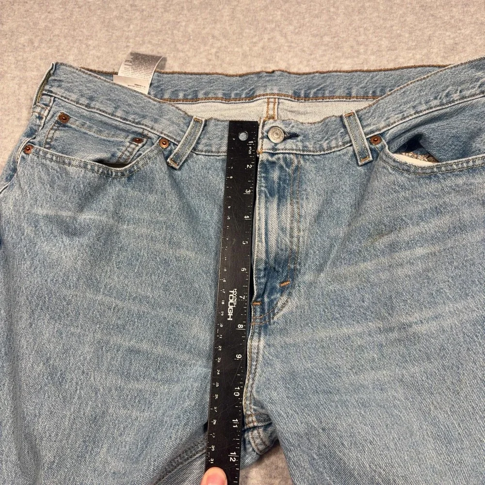 Levis 541 Jeans Mens 36x32 Blue Athletic Taper Stretch Denim Light Wash Pants